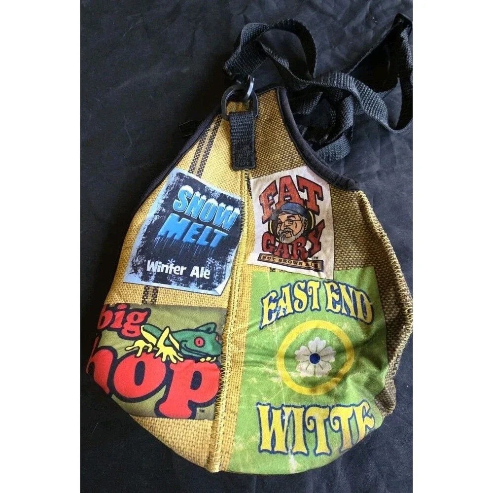 East End Brewing Pittsburgh Thermal Growler Bag With Strap Zip